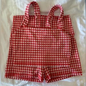 Aerie Gingham Workout Set